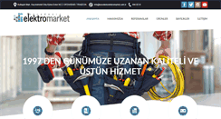 Desktop Screenshot of karadenizelektromarket.com.tr